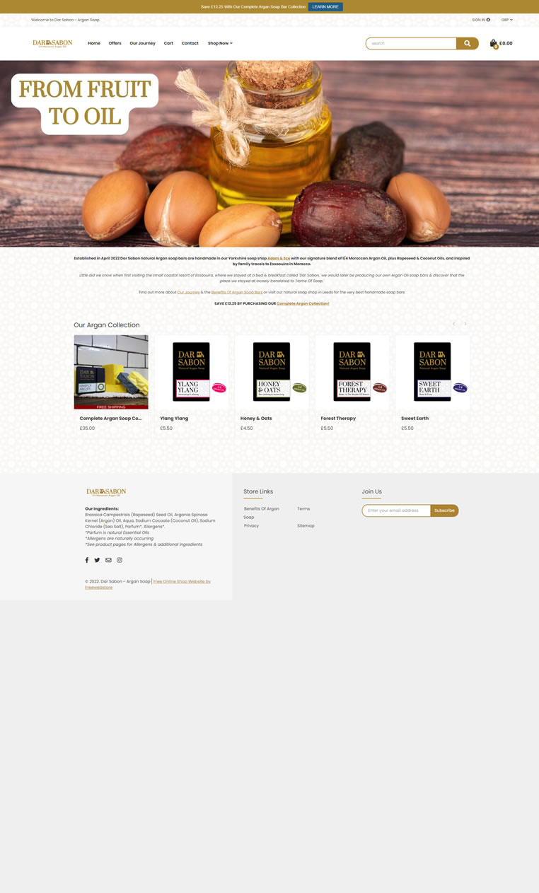 Ecommerce Theme 'Darsabon'