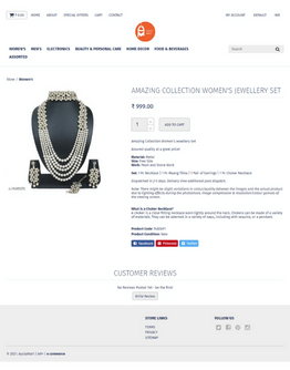 Jewellery shop theme example 2